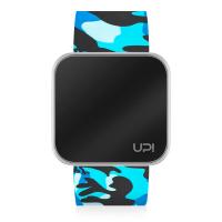 UPWATCH TOUCH SHINY SILVER BLUE CAMOUFLAGE