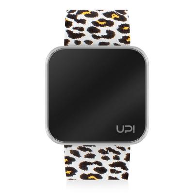 UPWATCH TOUCH SHINY SILVER LEOPARD