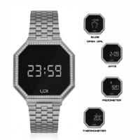 UPWATCH EDGE BIG 42MM SWAROVSKI ZIRCONIA - SILVER
