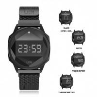 UPWATCH ICON BLACK SWAROVSKI® TOPAZ