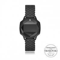 UPWATCH ICONIC BLACK ONE SET WITH SWAROVSKI® TOPAZ