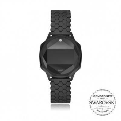 UPWATCH ICONIC BLACK ONE SET WITH SWAROVSKI® TOPAZ