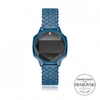 UPWATCH ICONIC BLUE ONE SET WITH SWAROVSKI® TOPAZ