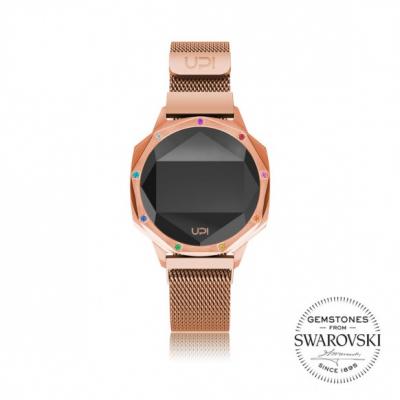 UPWATCH ICONIC ROSE GOLD LE SET WITH SWAROVSKI® TOPAZ LOOP BAND