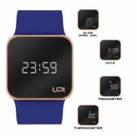 UPWATCH UPGRADE MATTE ROSE GOLD BLUE