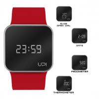 UPWATCH UPGRADE MATTE SILVER RED