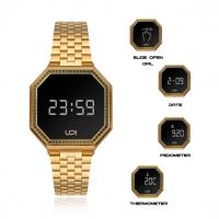 UPWATCH EDGE MINI SET WITH SWAROVSKI® ZIRCONIA MATTE GOLD BLACK