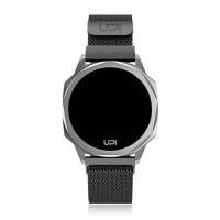 UPWATCH ICON SILVER BLACK LOOP BAND +
