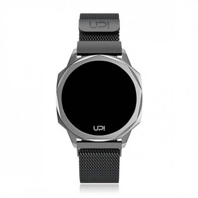 UPWATCH ICON SILVER BLACK LOOP BAND +