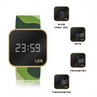 UPWATCH TOUCH SHINY GOLD GREEN CAMOUFLAGE +