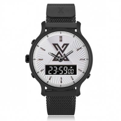 X WATCH DB STEEL BLACK WHITE