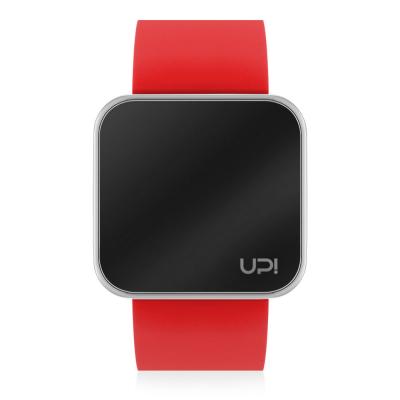 UPWATCH TOUCH SHINY SILVER RED