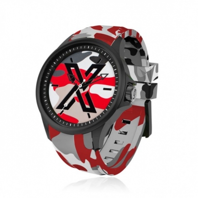  X WATCH CAMOUFLAGE RED