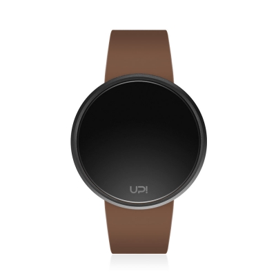 UPWATCH ROUND BLACK BROWN