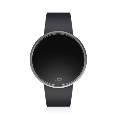 UPWATCH ROUND SILVER BLACK