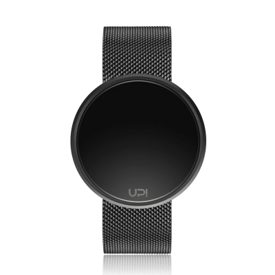 UPWATCH ROUND STEEL  BLACK