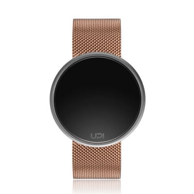 UPWATCH ROUND STEEL  SILVER ROSE TWO TONE