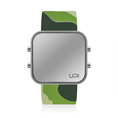 UPWATCH LED GREY GREEN CAMOUFLAGE