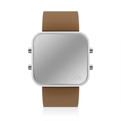UPWATCH LED WHITE BROWN