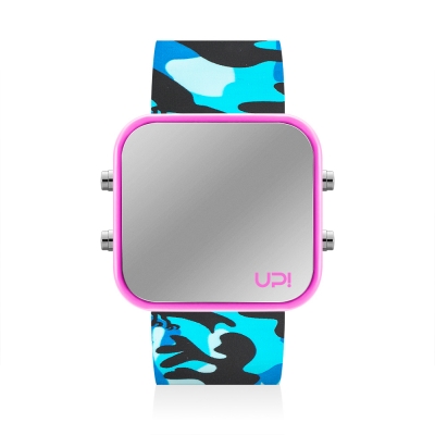 UPWATCH LED PINK BLUE CAMOUFLAGE