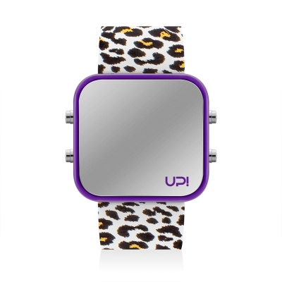 UPWATCH LED PURPLE LEOPARD