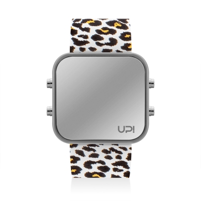 UPWATCH LED GREY LEOPARD