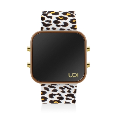 UPWATCH LED GBROWN LEOPARD