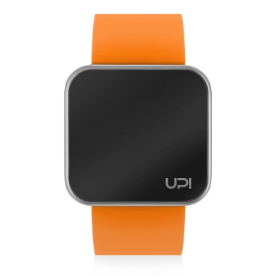 UPWATCH TOUCH MATTE SILVER ORANGE