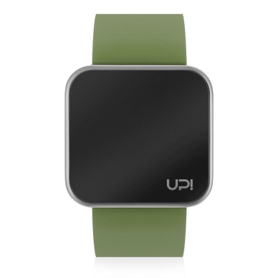 UPWATCH TOUCH MATTE SILVER GREEN