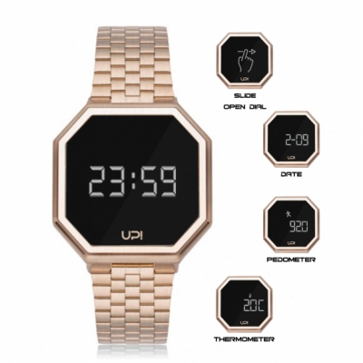 UPWATCH EDGE MATTE ROSE GOLD