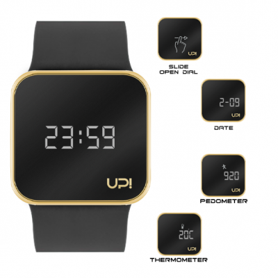 UPWATCH UPGRADE MATTE GOLD BLACK