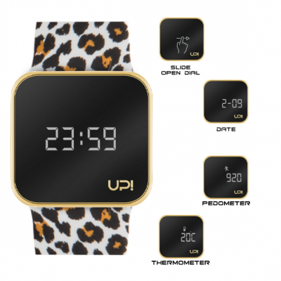 UPWATCH UPGRADE MATTE GOLD LEOPARD