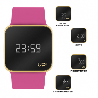 UPWATCH UPGRADE MATTE GOLD NPINK