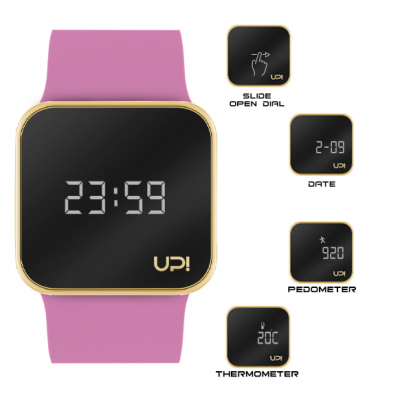 UPWATCH UPGRADE MATTE GOLD PINK