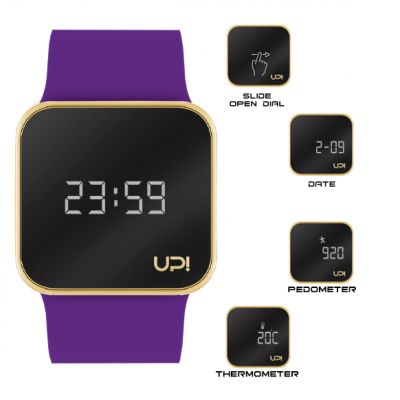 UPWATCH UPGRADE MATTE GOLD PURPLE