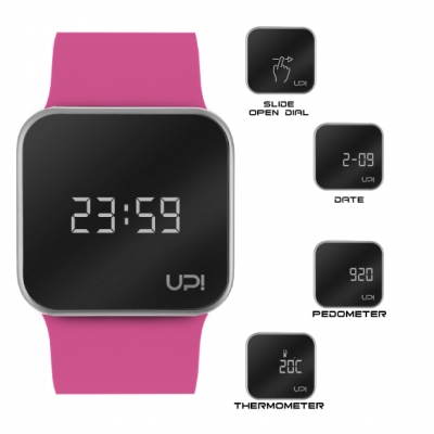 UPWATCH UPGRADE MATTE SILVER NPINK