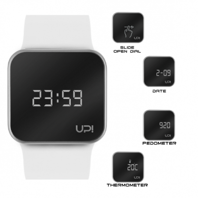 UPWATCH UPGRADE MATTE SILVER WHITE