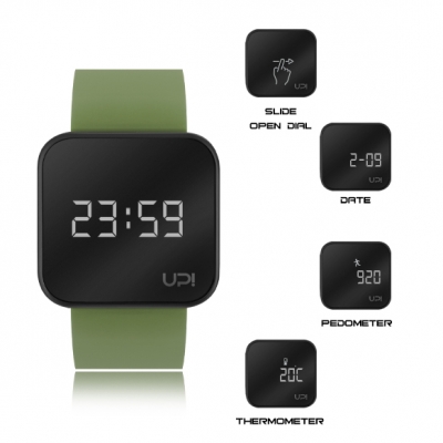 UPWATCH TOUCH BLACK GREEN