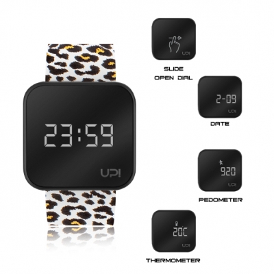 UPWATCH TOUCH BLACK LEOPARD