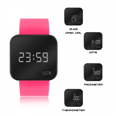 UPWATCH TOUCH BLACK NPINK