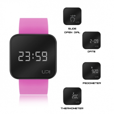 UPWATCH TOUCH BLACK PINK