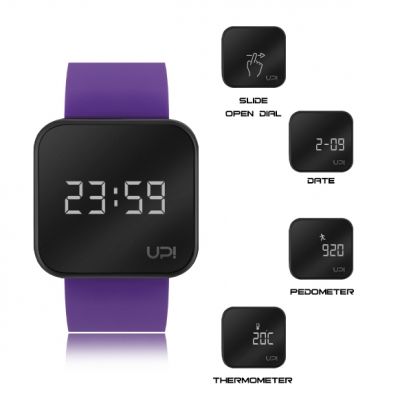 UPWATCH TOUCH BLACK PURPLE