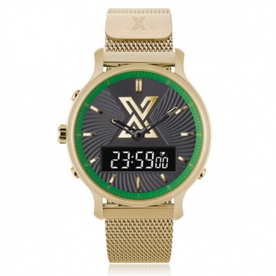 X WATCH DB GOLD GREEN