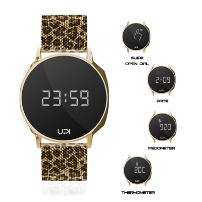 UPWATCH XT GOLD LEOPARD