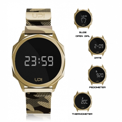 UPWATCH ICON GOLD CAMOUFLAGE LOOP BAND